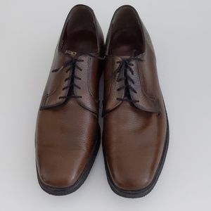 Stacy Adams Oxford Shoes Cognac Pebble